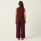 Twiila | Wrap-Top & Wide-Leg Set