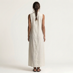 Mirabell | Hooded Button-Front Sleeveless Maxi Dress